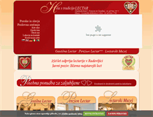 Tablet Screenshot of lectar.com
